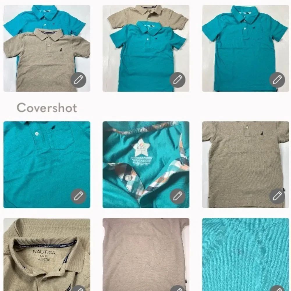 10/$50 Lot Of Two Polo Shirts Náutica And 365 Kids Size 5/6